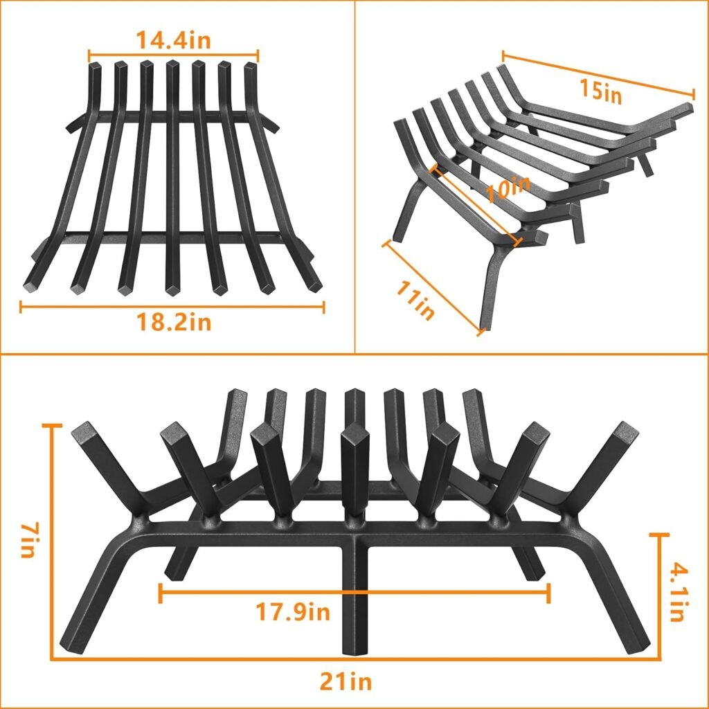 Cast Iron Fireplace Grate